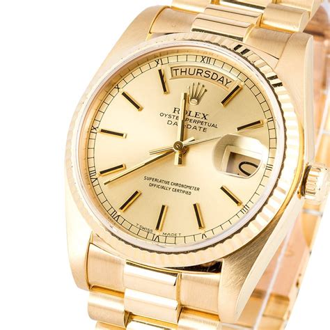 rolex 18038 champagne|rolex day date president 18038.